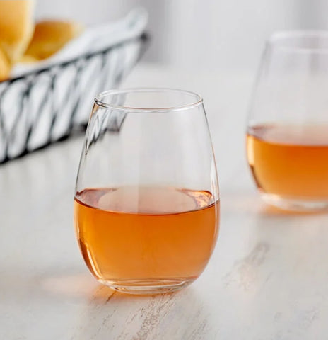 Glassware, Wine Stemless Glass Traditional