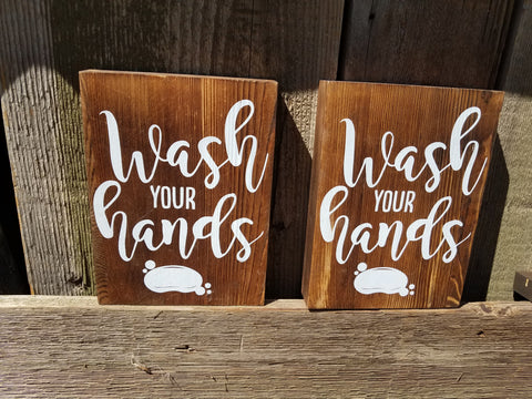 Signs, Wash Your Hands